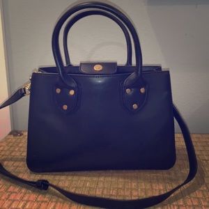Leather banana republic purse